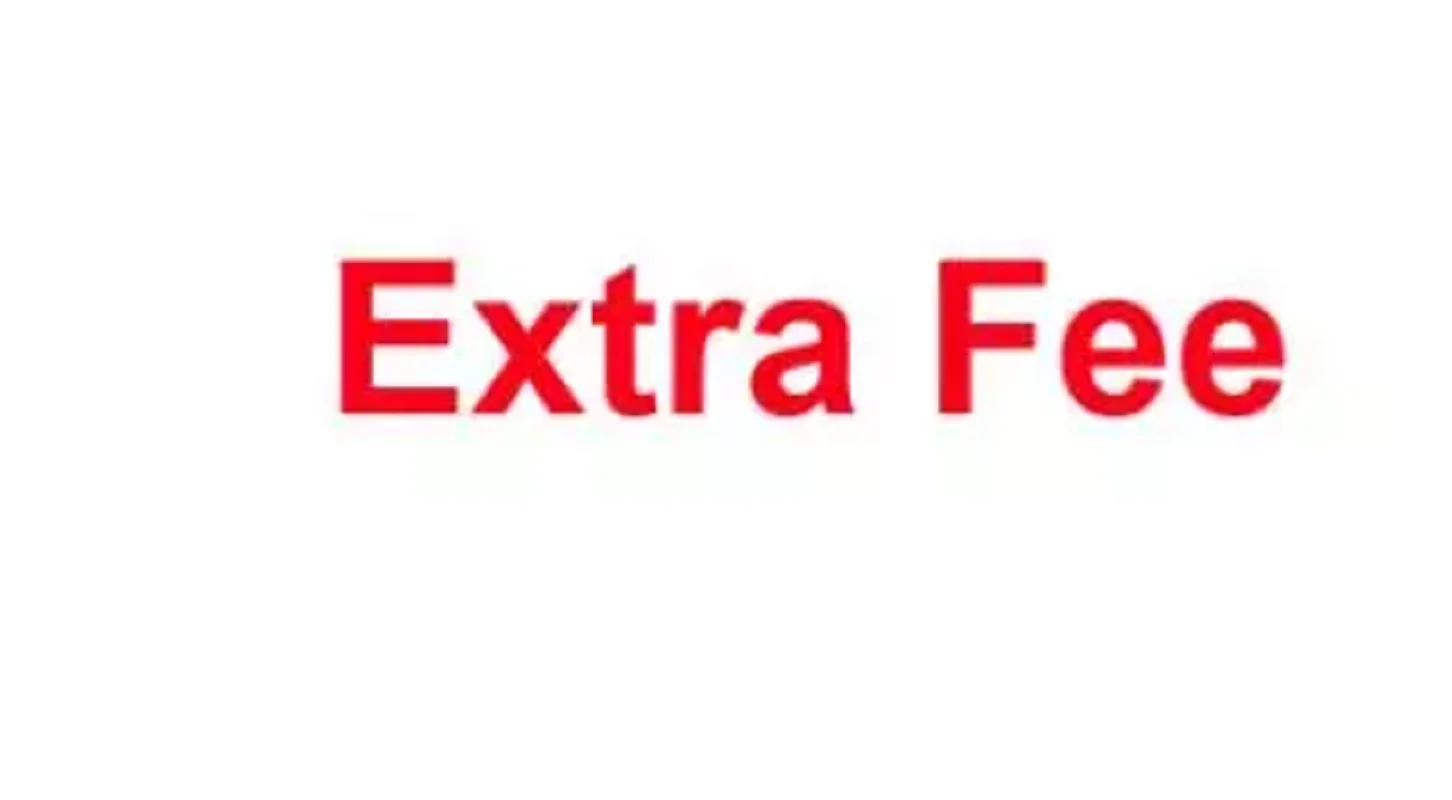 

Extra Fee