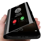 Для Oneplus X 8 T Чехол Флип зеркало подставка чехол для телефона чехол для One Plus 8 T чехол Защитный 1 + 8 T Oneplus8T роскошь Para 2020