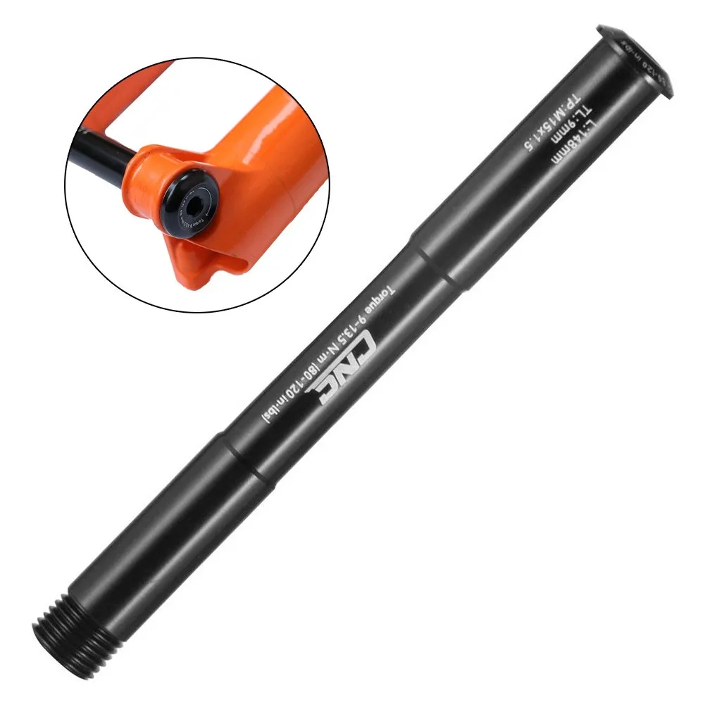 

1pcs Mountain Bike Thru Axle 15x100mm MTB Bicycle Front Fork Thru Axle Skewer Replacement Aluminum Alloy Cycling Parts Accessory