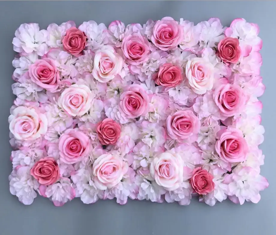 Искусственный Шелковый цветок 40*60 см украшение для стен дорожный свинцовый