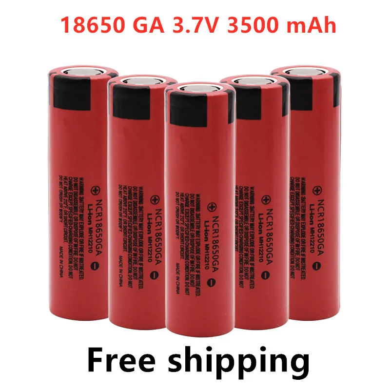 100% Новый оригинальный 18650 GA 3 7 v 3500mah литиевый аккумулятор для