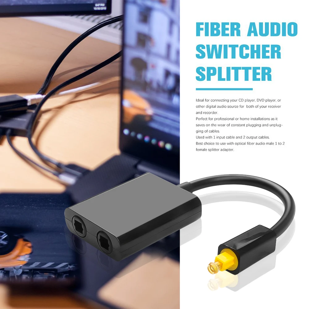 Высококачественный мини USB разветвитель kebidu адаптер Toslink оптоволоконное аудио от