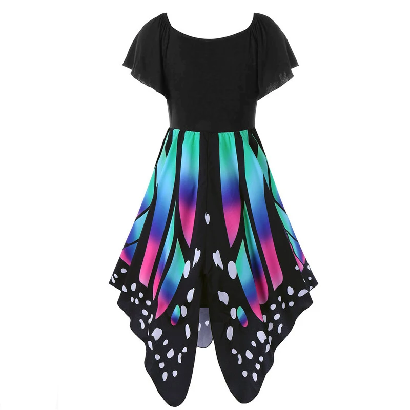 Женское бикини с бабочками 5XL плюс размер купальник форма Пляжное платье халат