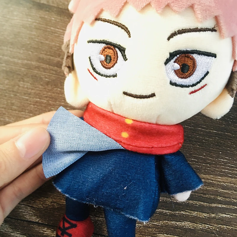 

Anime Jujutsu Kaisen Yuji Itadori Plush Stuffed Cute Doll Keychain Cosplay Cartoon Toys Pendant Keyring Props Xmas Gifts
