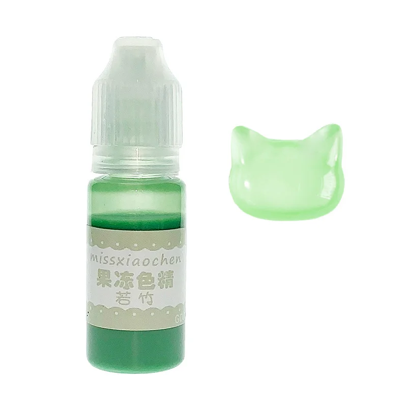 24 прозрачного цвета желе эпоксидной смолы УФ клей для силиконовой формы 10 г