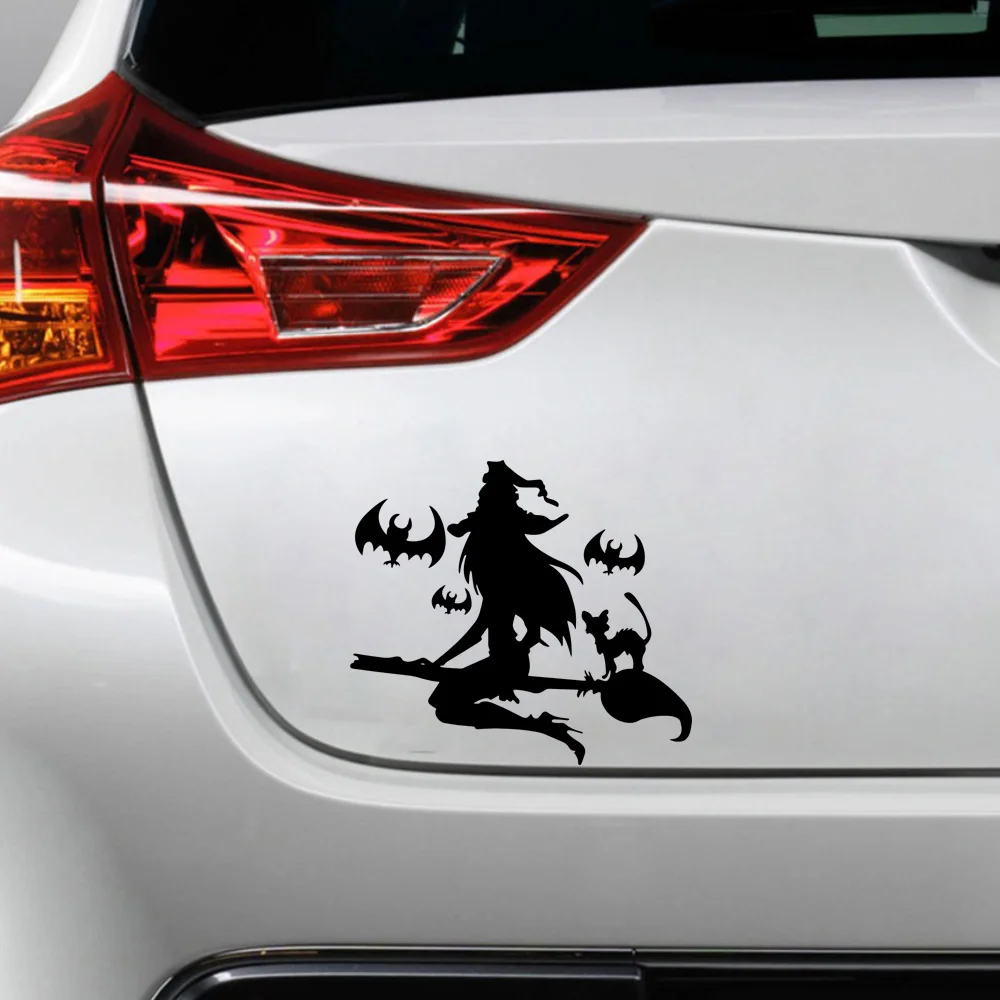 

Cartoon Witch Car Assessoires Car Truck Body Side Door Sticker Decal Graphic Universal Car Side Door Stickers