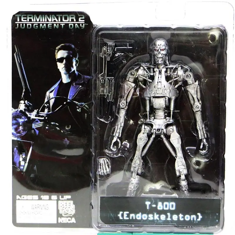 T-800 эндоскелет фигурку Фигурка Терминатора коллекционные модели игрушки куклы