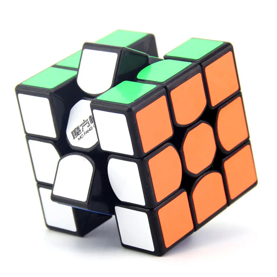 QiYi 3x3x3 Новый Thunderclap черный 3 слойный Mofangge Qiyi 5 7 см V2 Stickerless Valk 3|Головоломки| |