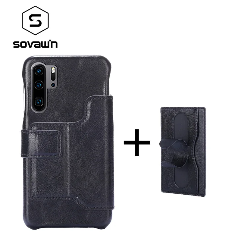 Sovawin кошелек ретро чехлы для телефонов слот карт держатель Чехол бизнес откидная