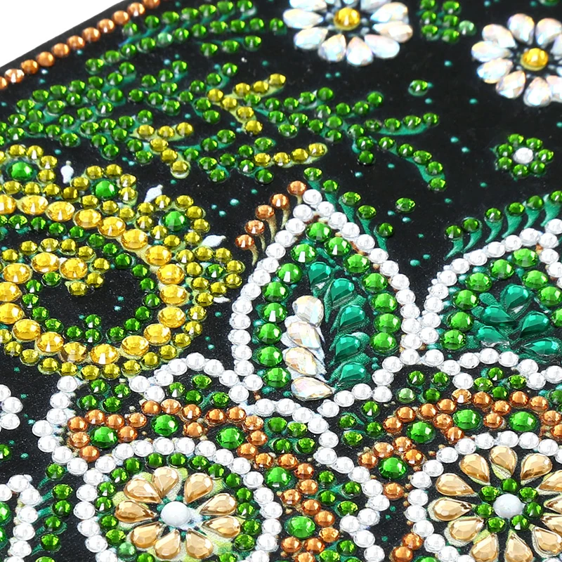 Цветочный узор DIY алмаз особенной формы альбом для рисования Дневник Книга Эскиз