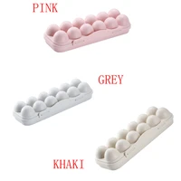 egg tray holder egg storage box refrigerator crisper storage container made of plastic material solid safe save space