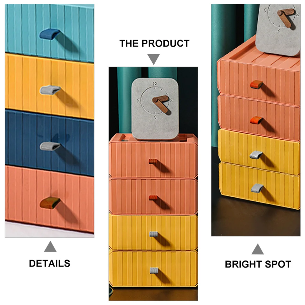 

Desktop Drawer Type Storage Box Living Room Bedroom Kitchen Organizer Box