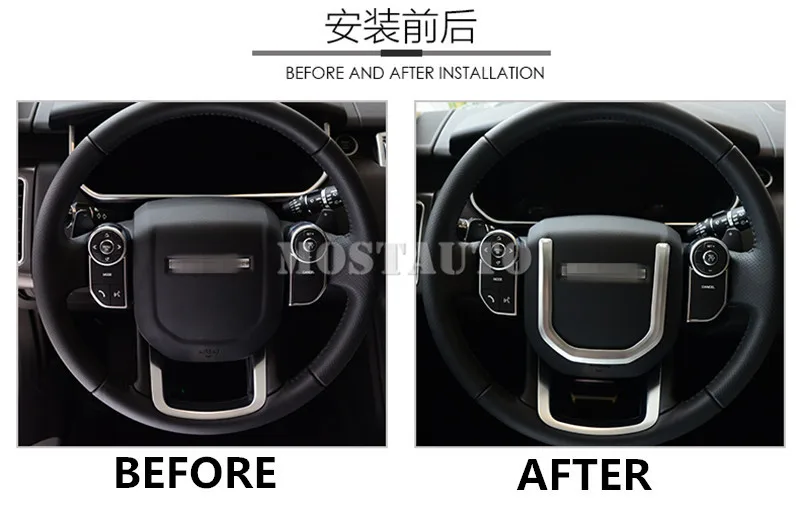 Внутренняя накладка на рулевое колесо для Land Rover Range L405 Vogue 2013 2018 1 шт.