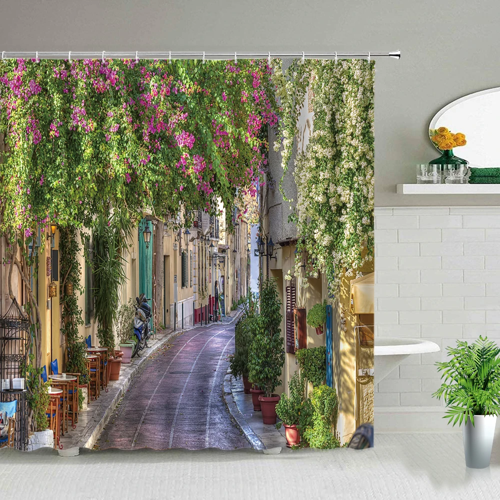 Водонепроницаемая занавеска для душа в ванную комнату 3d-занавеска с красивым