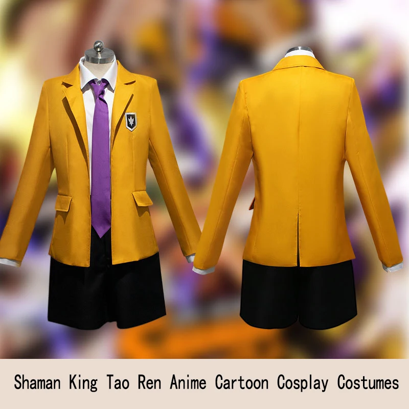 

Shaman King Tao Ren Anime Cartoon Cosplay Costumes Halloween Christmas Party Unisex Suit Uniform Outfit