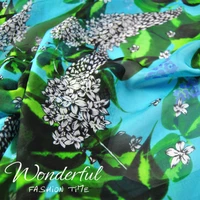 silk chiffon fabric dress white decorative pattern large wide 100 real spring summer thin dress cloth diy sewing tissue