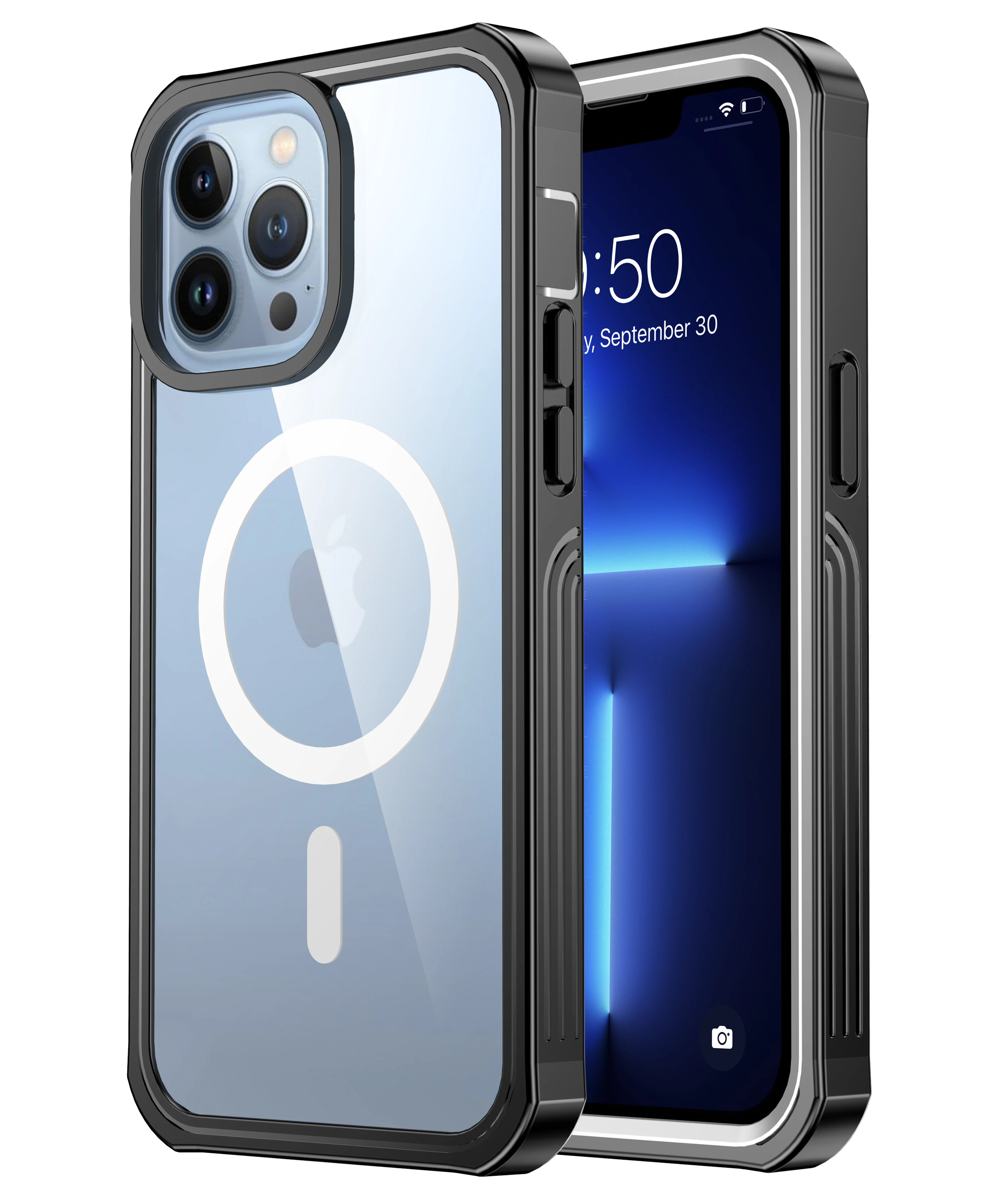 

IP68 Waterproof MagSafe Phone Case for iphone 13 Pro Max Coque 360 Full Protection Shockproof Case Magnetic Cover
