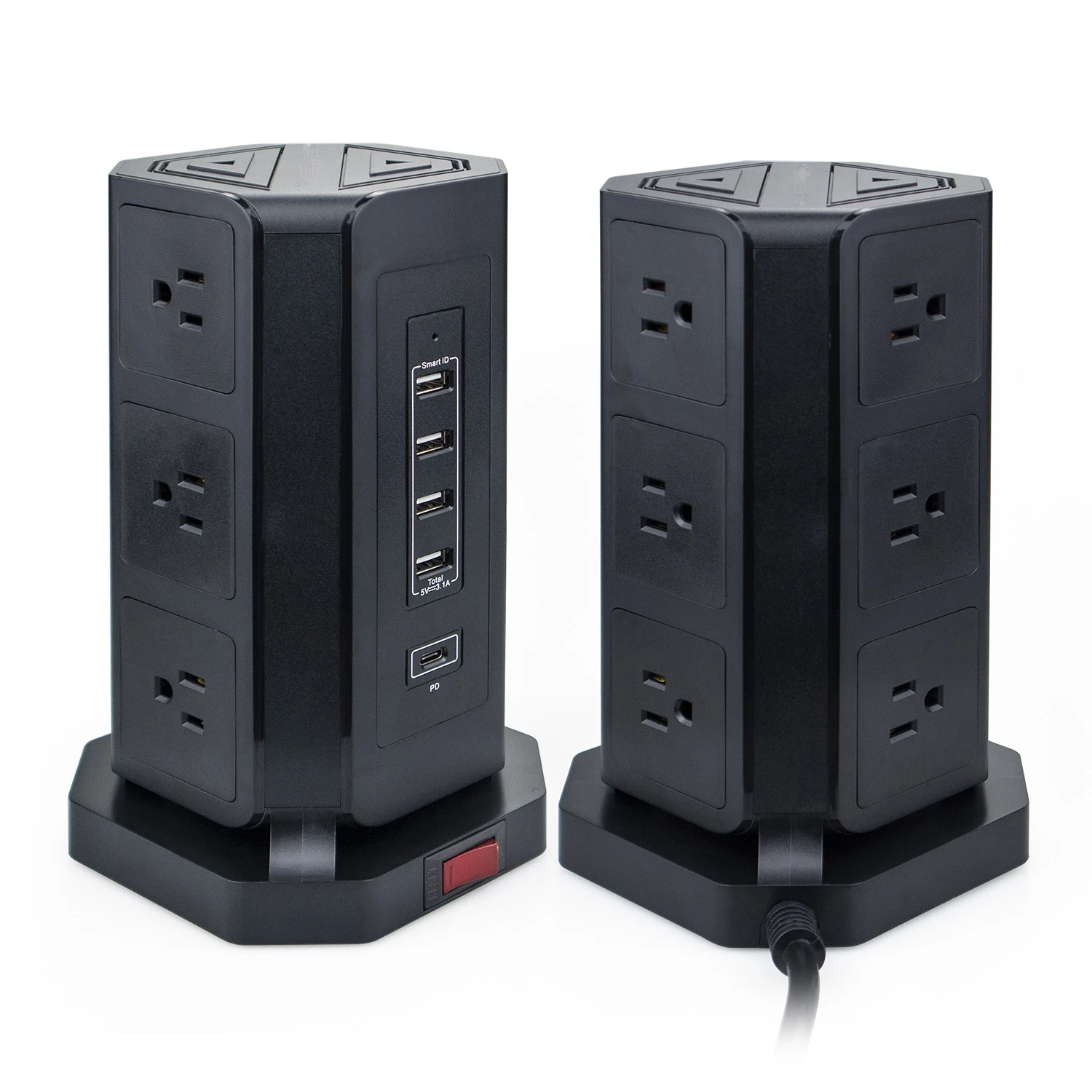 Вертикальный удлинитель с универсальными розетками 9 способов розетки