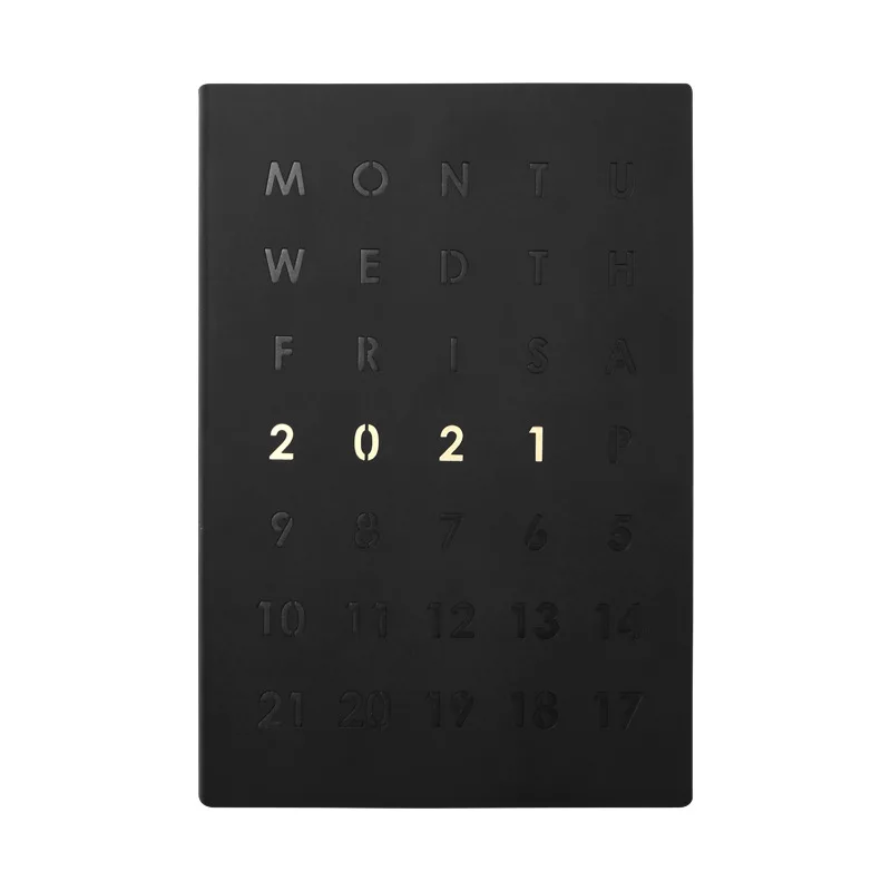 

High Quality A5 Calendar 2021Agenda Business Leather Office Squared Notebooks Planner Personal Organiser Diary Undefined