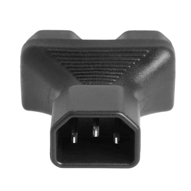 IEC320 C14 Male to 2x C13 Female Splitter Plug Power Adapter Socket Converter x1 | Электроника