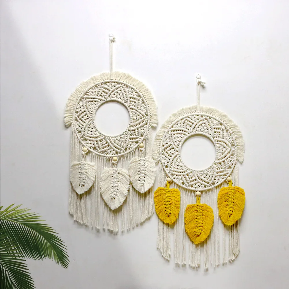 

Boho Decor Macrame Nordic Home Decoration Adornos Para Casa Creative Hand Knitted Owl Kids Bedroom Makrama Bohemia Wall Hanging