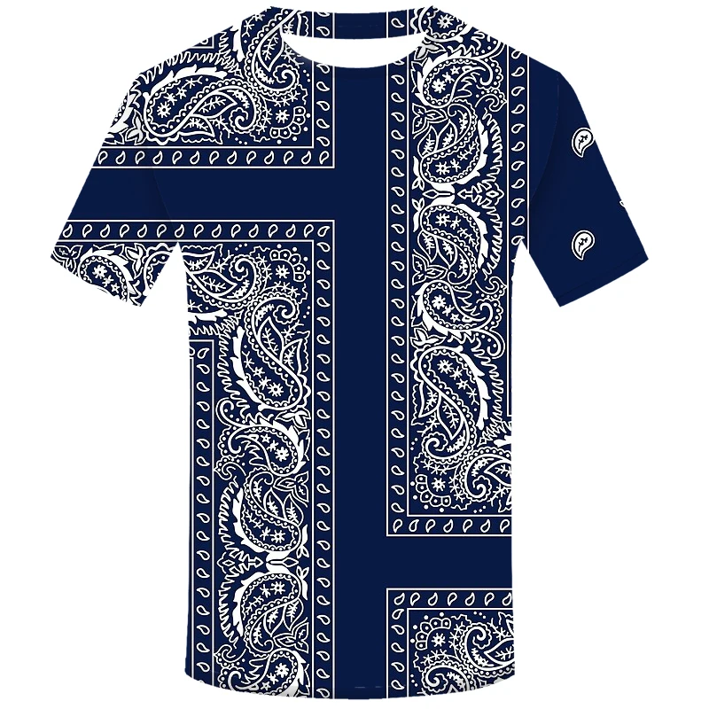 

Red Bandana 3D Print Fashion T Shirt Men Hip Hop Cool Streetwear Funny T-shirt Men Casual Short Sleeve Tee Tops O-Neck Clothes
