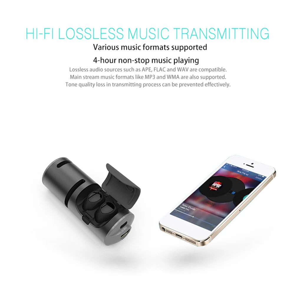 Беспроводная стереогарнитура Bluetooth 5 0 TWS с сенсорным управлением горячая