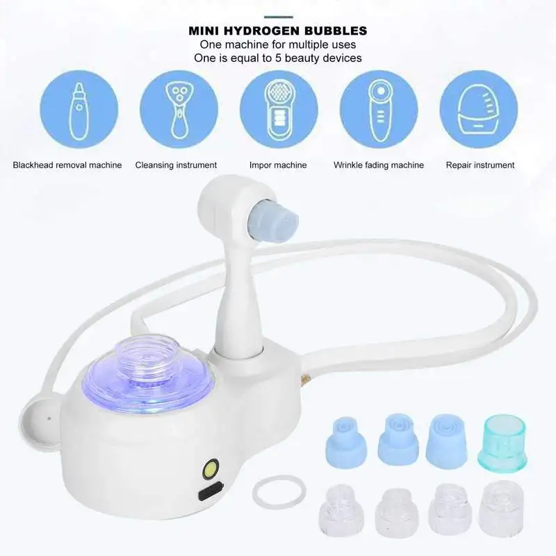 Мини водородный пузырьковый косметический аппарат удаление черных точек