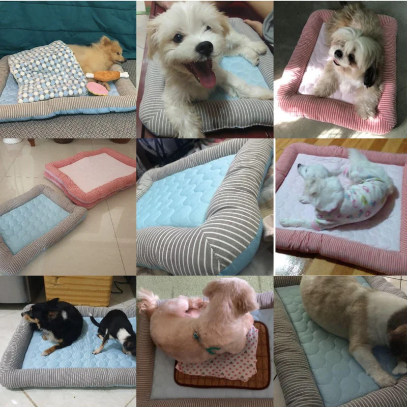 Охлаждающий летний коврик для собак льда коврики сна кошек домашних питомцев