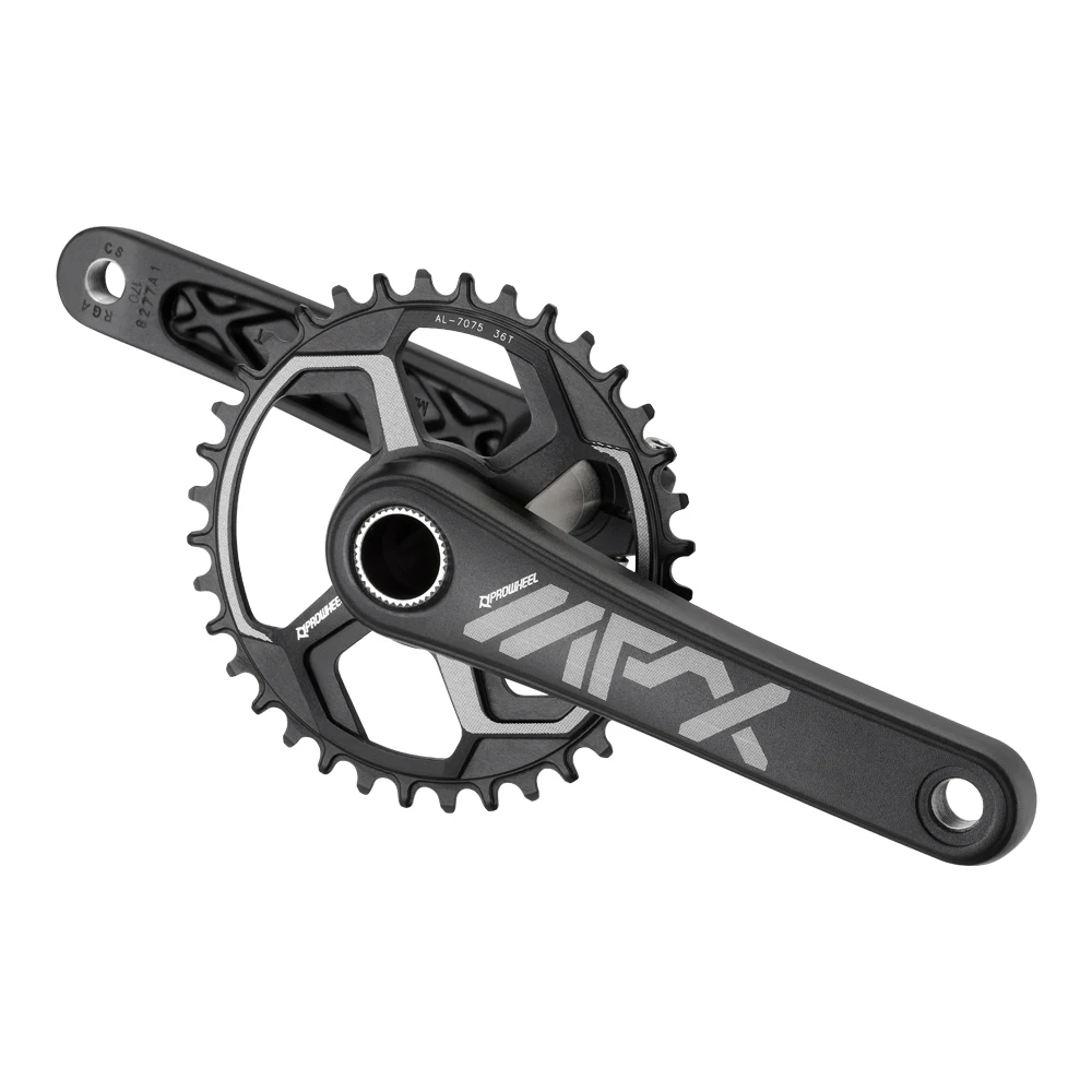 

Prowheel Crankset MTB 104BCD Crankset 170/175mm with Round Narrow Wide Chainring 32/34/36/38t Bottom Bracket Mountain bike crank