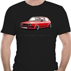 Футболка немецкий классический автомобиль гольф Gti красный Mk1 новые брендовые продажи военные футболки с коротким рукавом