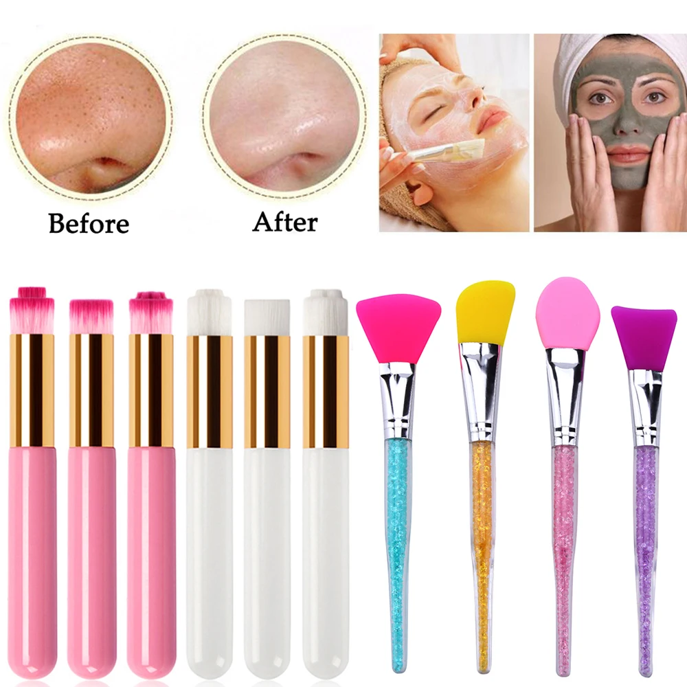 Профессиональная 5 шт./компл. силиконовая маска кисть для очищения лица набор