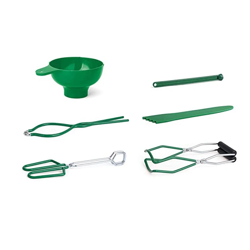 

Набор для консервирования 6 шт., принадлежности для консервирования, включает в себя воронку для консервирования, подъемник банок, гаечный к...