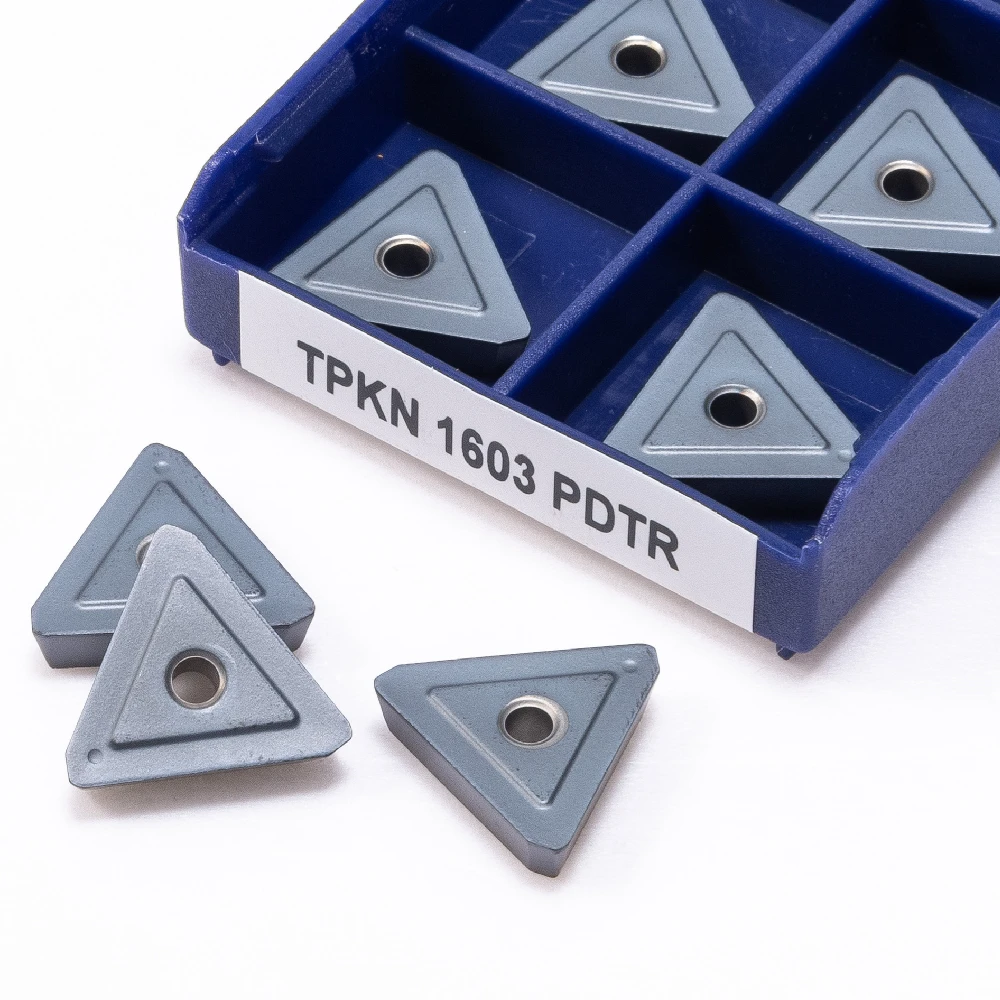 High Quality TPKN1603 PDTR LT30 Lathe Carbide Insert Hard Alloy Tool 10PCS TPKN 1603 Stainless Steel External Turning | Инструменты