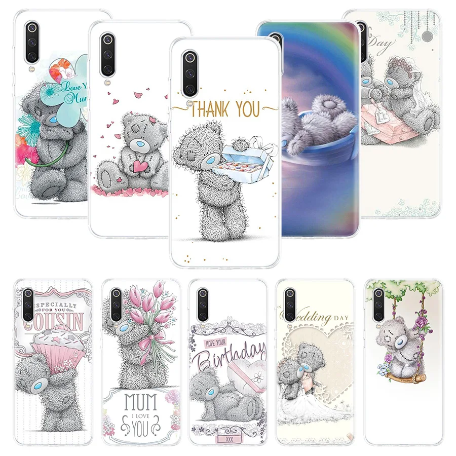 Милый чехол Teddy Me To You Bear для Xiaomi Poco X3 GT X4 Nfc F3 F2 F1 M3 M2 M4 Pro Mi Note 10 Lite A3 A2 A1 CC9E Shell Coqu |