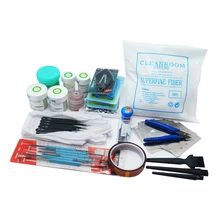 BGA soldering stencils for mobile phone PC Universal Phone Solder Paste BGA Reballing Stencils with Soldering Irons