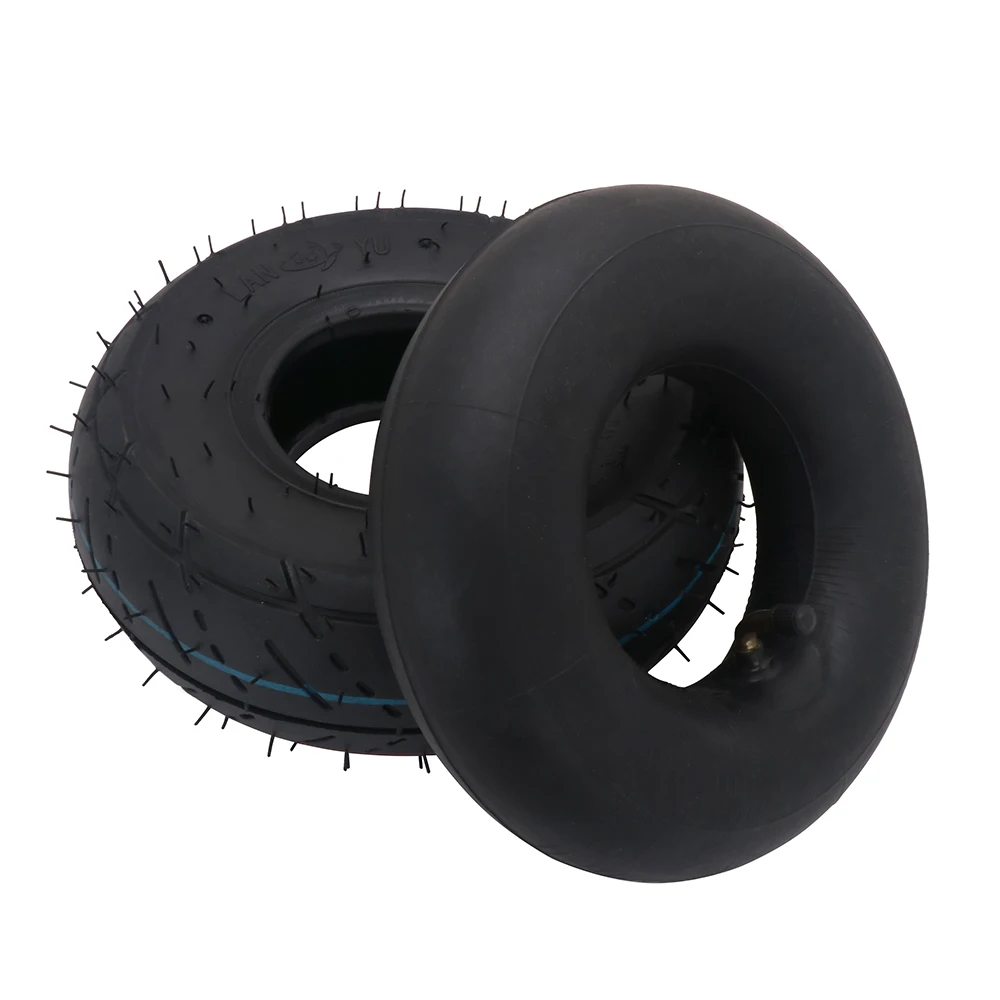 Inner outer Мотоцикл 3,00-4 3,00X4 1" x 3" дюймов внутренняя внешняя шина шины трубка для Электрический газовый скутер инфляционное колесо пневматический E-bike - Цвет: Inner outer