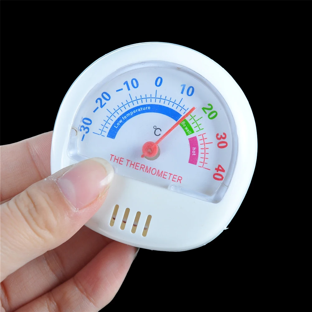 

1 шт. бытовой Аналоговый термометр для холодильника холодильник гигрометром декоративные часы для Температура влажности Измеритель разные...