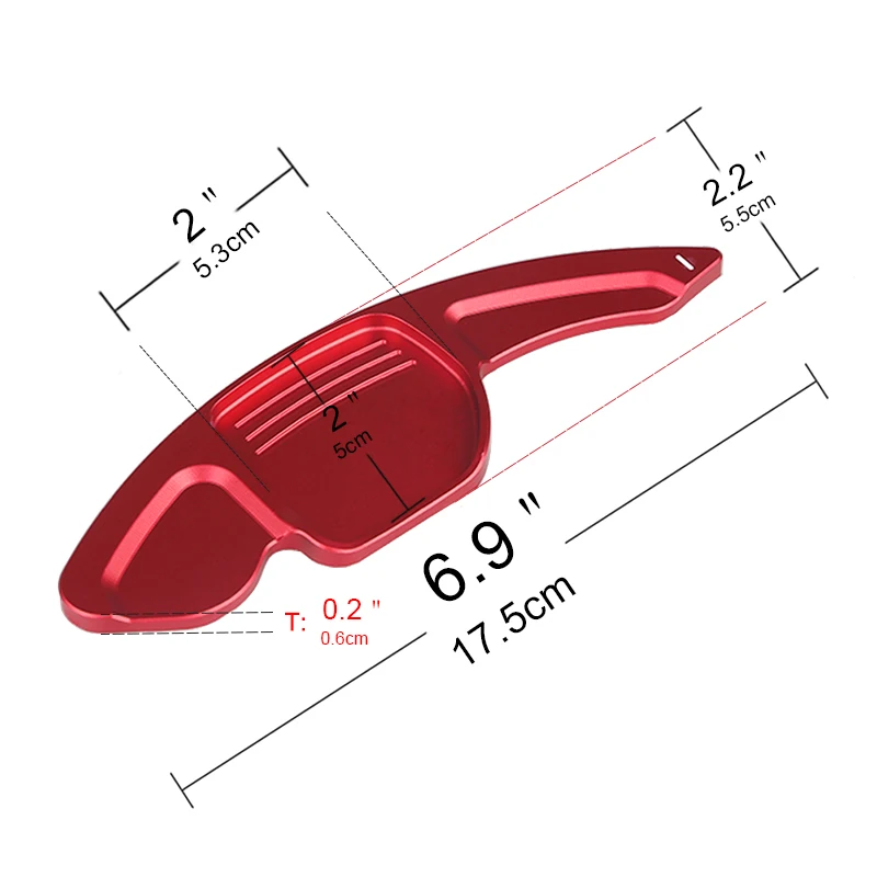 Алюминиевый сплав сменные лопасти рулевого колеса для Audi в старом стиле