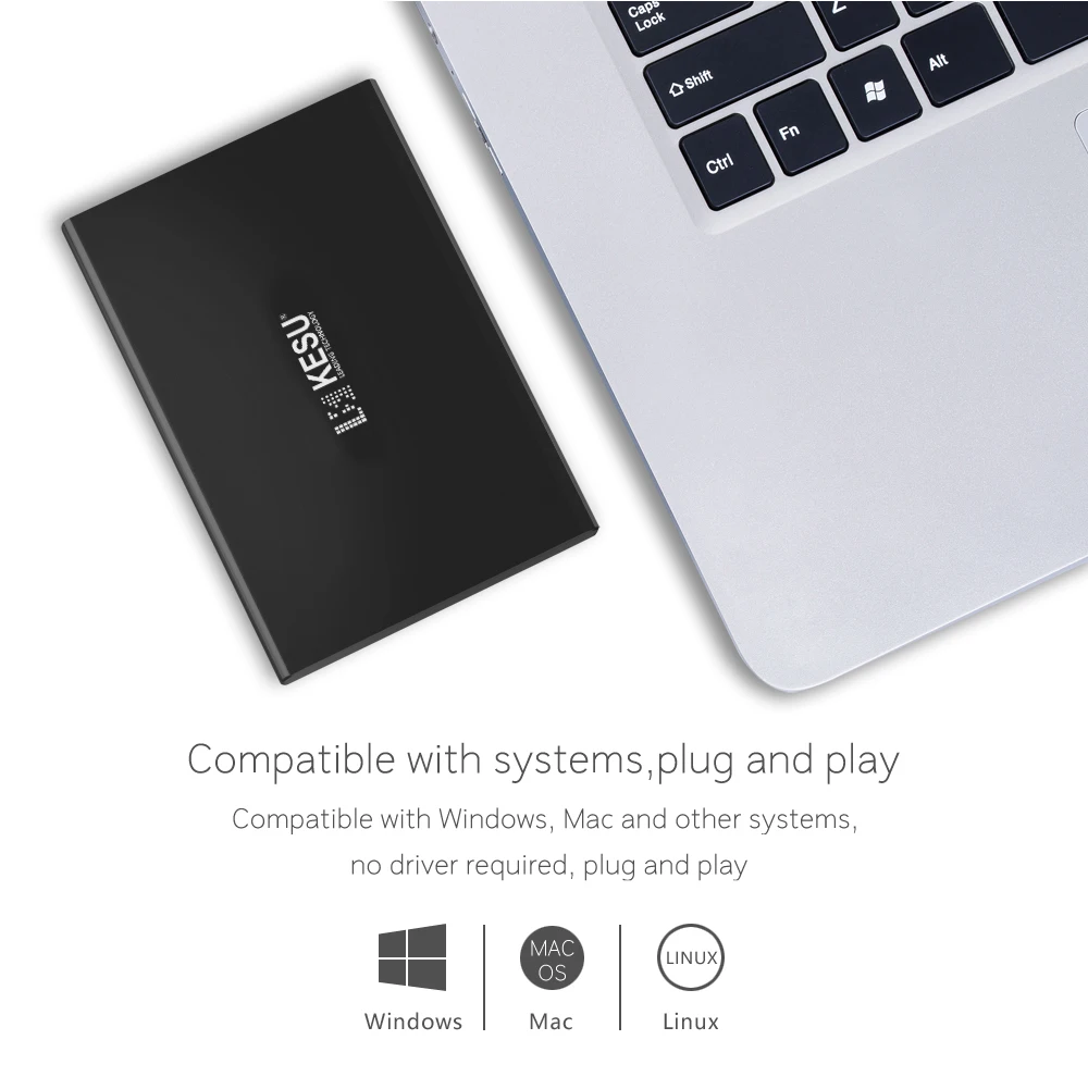 Кесу тонкий Портативный внешний жесткий диск 1 ТБ 2 Disco duro externo USB3.0 Disque dur externe