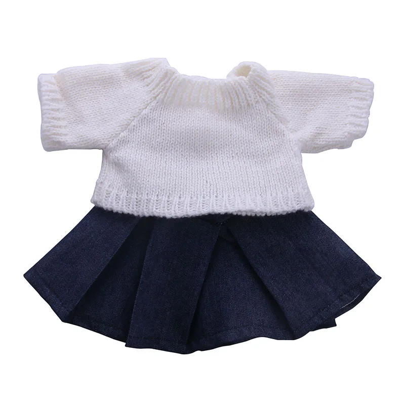 LUCKDOLL шляпа ручной работы+ шарф+ платье подходит 18 дюймов Американский 43cmBabyDoll одежда аксессуары, игрушки для девочек, поколение, подарок на день рождения - Цвет: n1337