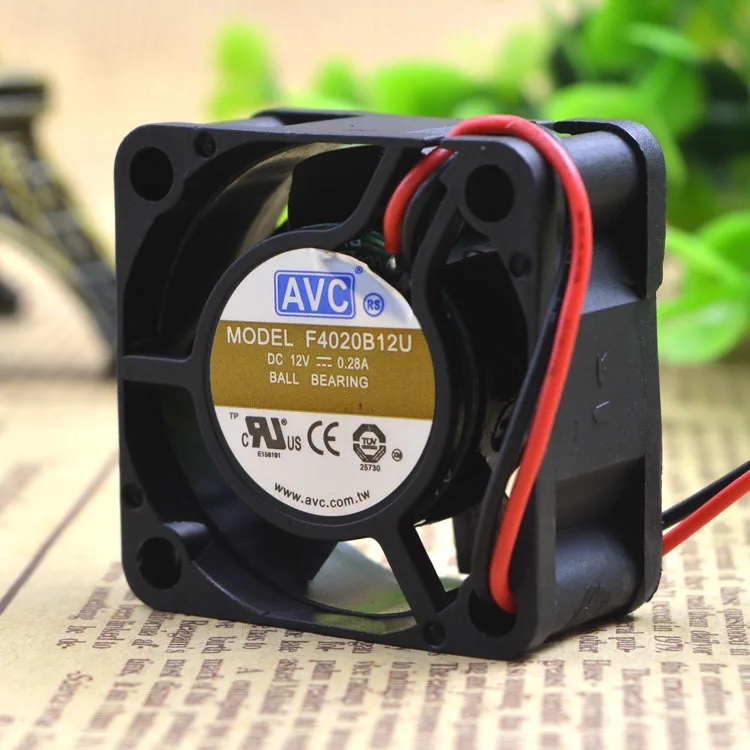 

Оригинальный вентилятор для охлаждения AVC F4020B12U 12 В 40202 а 4 см линий, большой объем воздуха, теплоотвод, охлаждающий вентилятор