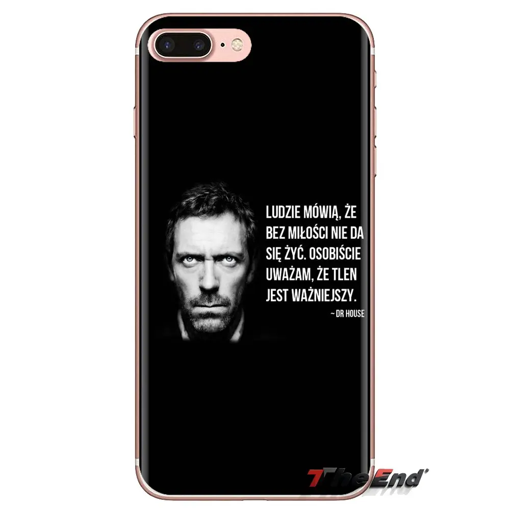 dr house religion hugh laurie md Phone Bag Case For Sony Xperia Z Z1 Z2 Z3 Z5 compact M2 M4 M5 E3 T3 XA Aqua LG G4 G5 G3 G2 Mini |