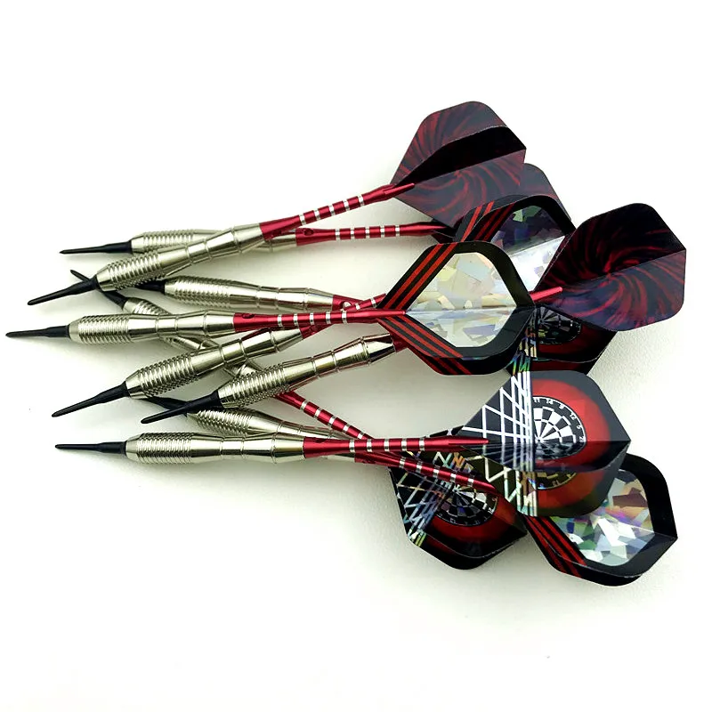 

3pcs/set of professional darts 18g soft skill game darts high quality electronic darts with aluminum dart rods