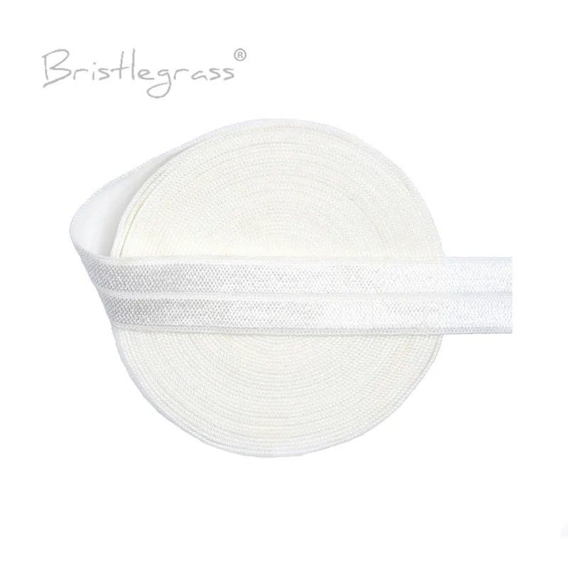 BRISTLEGRASS 5 двор 5/8 &quot15 мм Off White Цвет враг внахлест резинки спандекс сатиновая