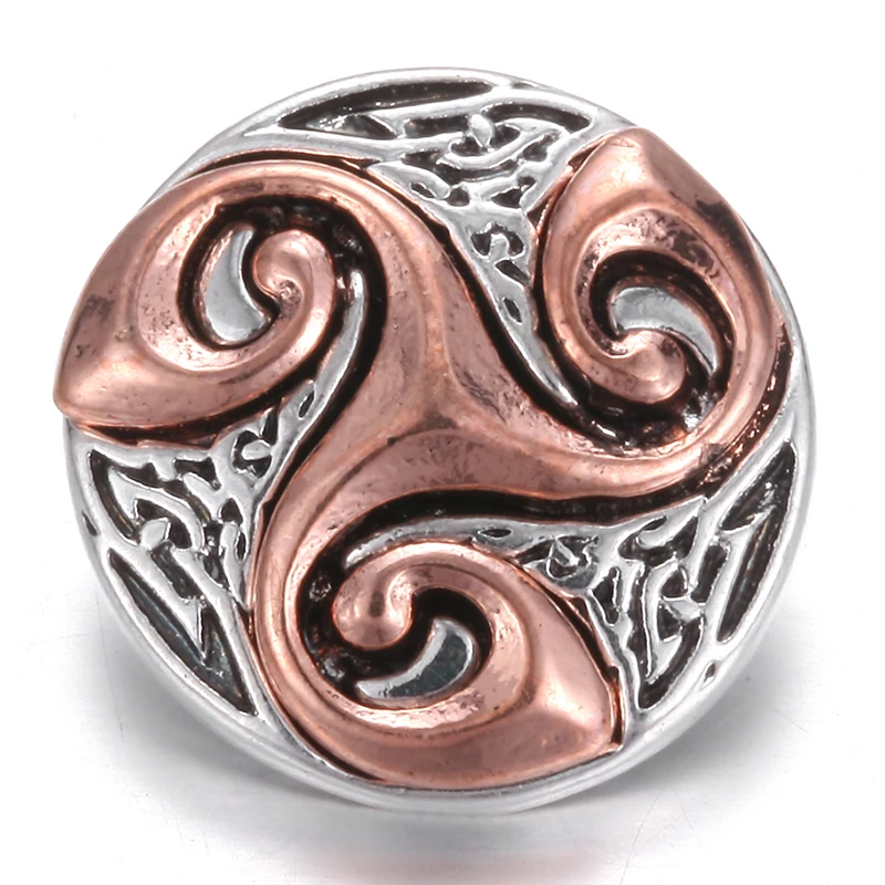 6 шт./лот новые ювелирные изделия 18 мм со стразами крест подходят DIY кнопки браслет