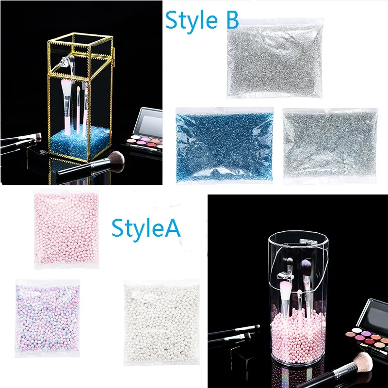 300 г Перламутровые Бусины для наполнителя украшение амулеты макияжа коробка