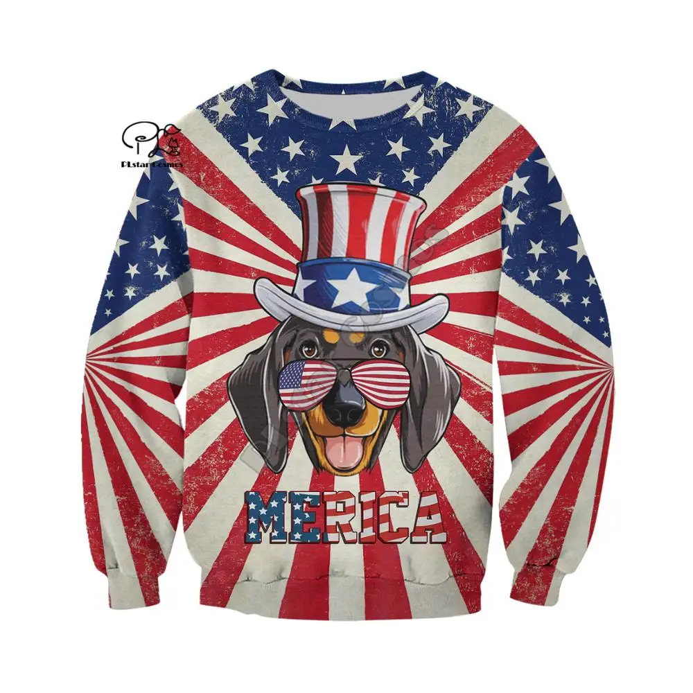 

PLstar Cosmos 3DPrint Flag Animal Golden Dog Man And Woman Unisex Harajuku Streetwear Funny Hoodies/Sweatshirt/Jacket/-a2