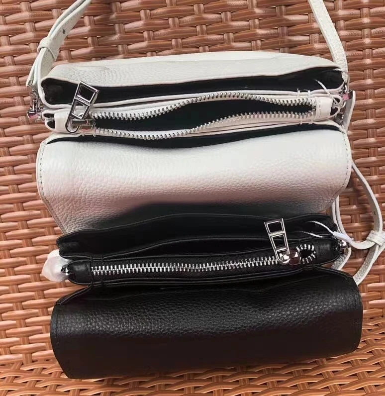 

Women's Handbag Leather Bag Wings Decoration Woman Handbag Female Crossbody Bag Two Chains Fashion Classic Casual Wild Lady Bags