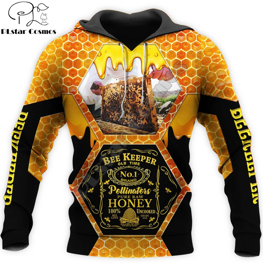 

Old Time Bee Keeper 3D Printed Men hoodies Pure Raw Honey Harajuku Fashion Hoodie Sweatshirt Unisex Casual jacket pullover MF-99